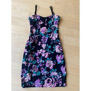 Talula tank mini dress sz Xsmall floral Aritzia